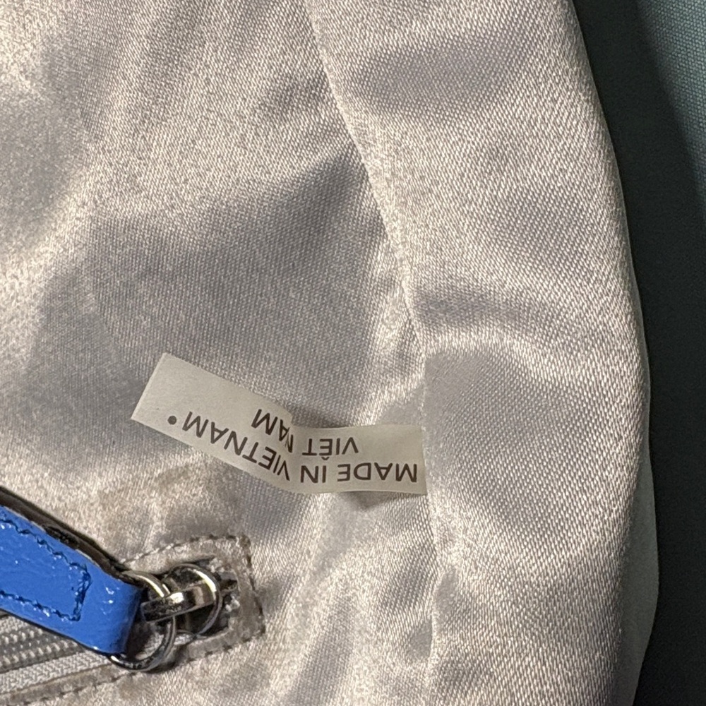COACH Signature Optic Nylon Drawstring Backpack – Periwinkle Blue (A1360-F77350) - Picture 13 of 14